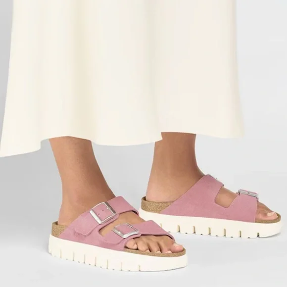 Birkenstock Papillio Arizona Chunky in Candy Pink - Picture 1 of 11